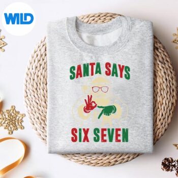 SantaSaysSixSevenRetro67MemeCoolChristmassweater