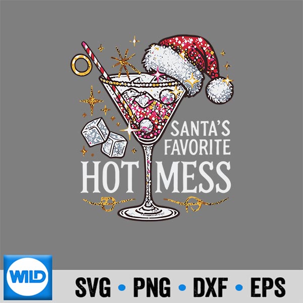 Santas Favorite Hot Mess Vintage Cut File 6 SantasFavoriteHotMessVintage