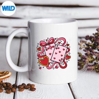 SixSeven67GirlsValentinesDayCoolPlayingCard67mug