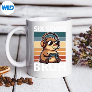 SixSevenBruh67MemeCapybaraRetroGamingmug