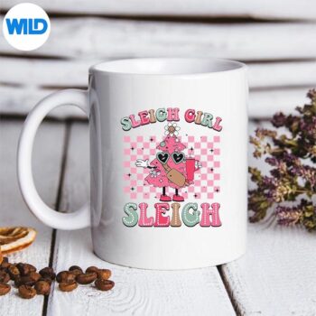 SleighGirlSleighPinkChristmasTreeCakeBeltBagXmasmug