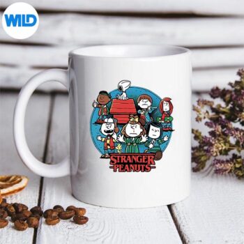 SnoopyHouseStrangerThingsParodymug