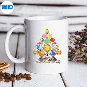 SolarSystemChristmasTreePlanetAstronomyScienceTeachermug