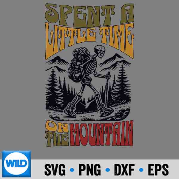 SpentALittleTimeOnTheMountainSkeletonHiker