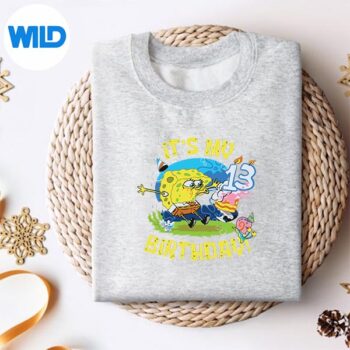 SpongebobItsMy13thCakeThirteenSpongebobsweater
