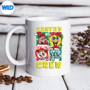 Spongebob Squarepants Christmas Santas Crew Digital Design 5 SpongebobSquarepantsChristmasSantasCrewmug