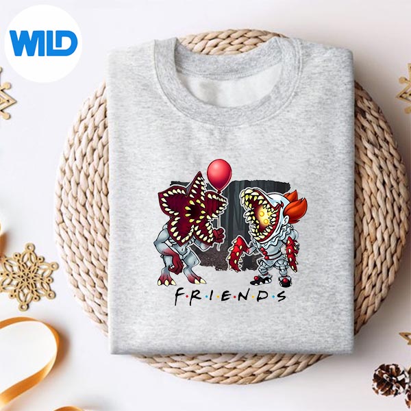 Stranger Friends Demogorgon Parody Vintage SVG PNG Download 2 Stranger Friends Demogorgon Parody Vintage SVG PNG Download - Image 2