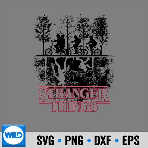 Stranger Things Upside Down Reflection Scene SVG PNG Digital Download 6 StrangerThingsUpsideDownReflectionScene