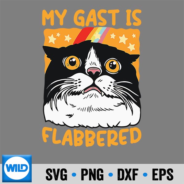 SurprisedCatMyGastIsFlabberedCatViralMeme