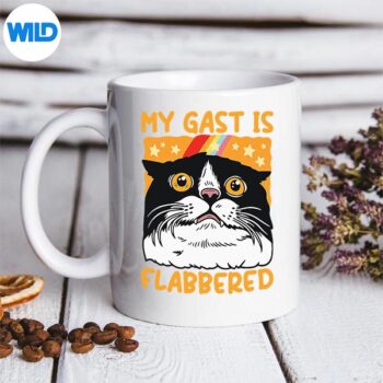 SurprisedCatMyGastIsFlabberedCatViralMememug