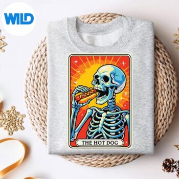 The Hot Dog Tarot Card Silhouette SVG PNG 4 TheHotDogTarotCardsweater