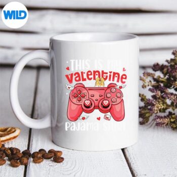ThisIsMyValentinePajamaVideoGamesGamermug