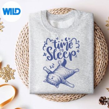 TimeToSleepCuteSleepingCatNapLoversweater