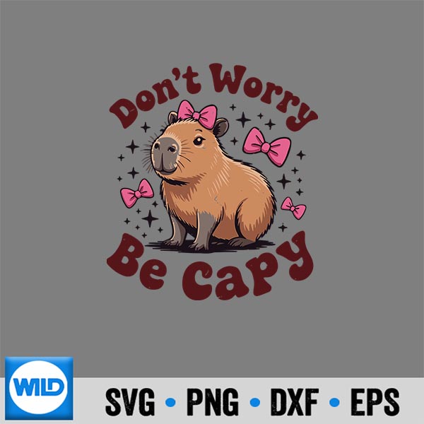 ToddlerGirlCapybaraCuteDontWorryBeCapy