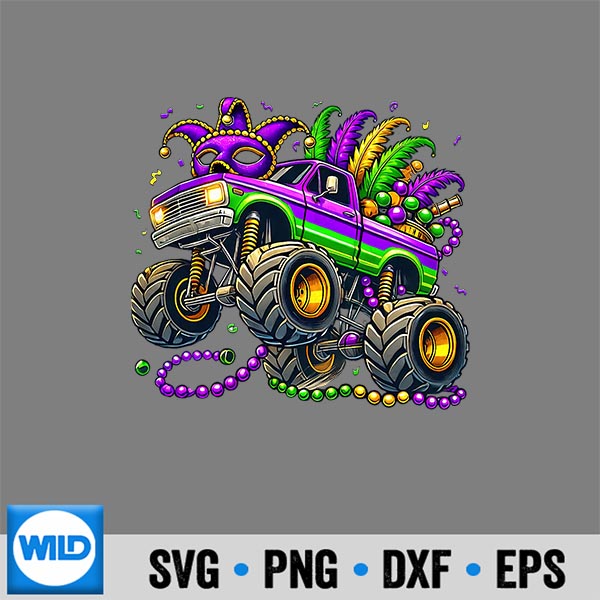 ToddlerMardiGrasMonsterTruck