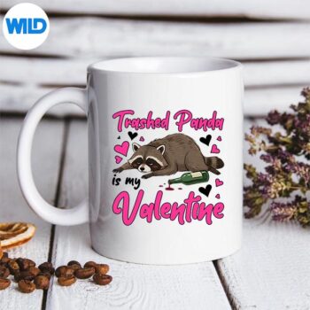 TrashedPandaIsMyValentineRaccoonMemeCouplesmug