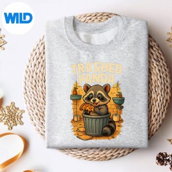 Trashed Panda Raccoon Eating Pizza Digital Download 4 TrashedPandaRaccoonEatingPizzasweater