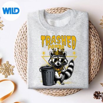 Trashed Panda Vintage Digital Design 4 TrashedPandaVintagesweater