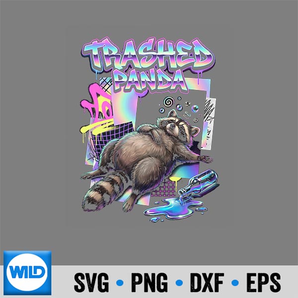 Trashed Virginia Panda Raccoon Party Humor SVG PNG Digital Download 6 TrashedVirginiaPandaRaccoonPartyHumor