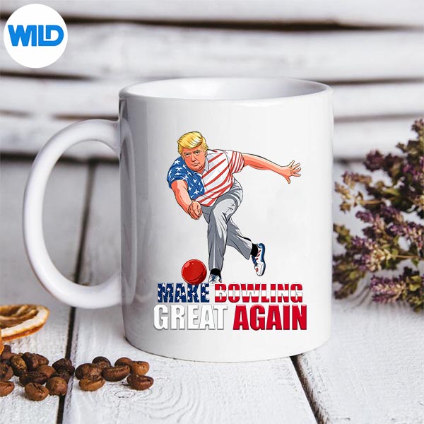 Trump Bowling Make Bowling Great Again Digital Design 3 Trump Bowling Make Bowling Great Again Digital Design - Image 3