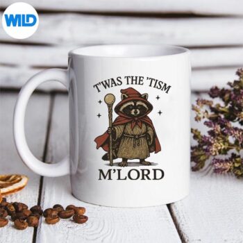 Twas The Tism Mlord Raccoon SVG Cut File 5 TwasTheTismMlordRaccoonmug