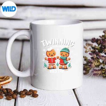 Twinning With My Bestie Christmas Gingerbread Best Friend Vector Design 5 TwinningWithMyBestieChristmasGingerbreadBestFriendmug
