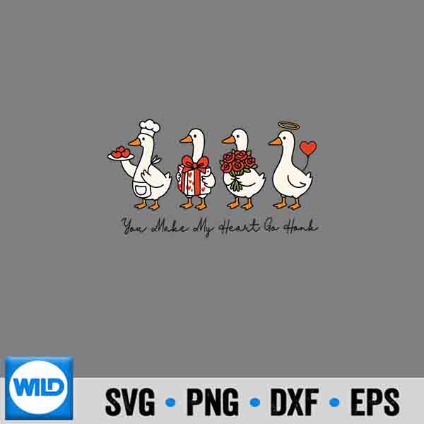 Valentine You Make My Heart Go Honk Silly Goose SVG PNG Cut File 7 ValentineYouMakeMyHeartGoHonkSillyGoose