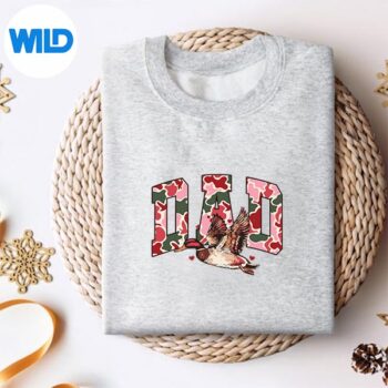 VintageDadCamoValentineHolidayMatchingFamilysweater