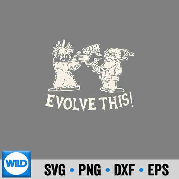 Vintage Evolve This Jesus And Darwin SVG PNG 7 VintageEvolveThisJesusAndDarwin
