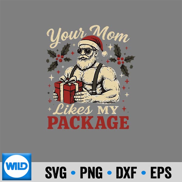 YourMomLikesMyPackageSantaChristmas