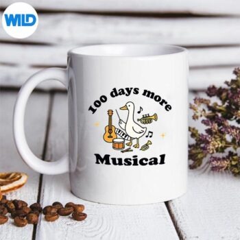 100DaysMoreMusicalGooseTeacherMusicClassroommug