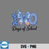 100 Days Of School Coquette Bow 100th Day Of School PNG SVG for Cricut 6 100DaysOfSchoolCoquetteBow100thDayOfSchool