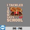 100 Days Of School Football 100th Day Of School SVG PNG Cut File 6 100DaysOfSchoolFootball100thDayOfSchool