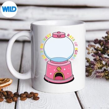 100DaysOfSchoolGumballMachineEmptyDiyProjectBlankmug