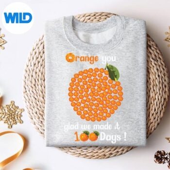 100OrangesYouGladWeMadeIt100Dayssweater