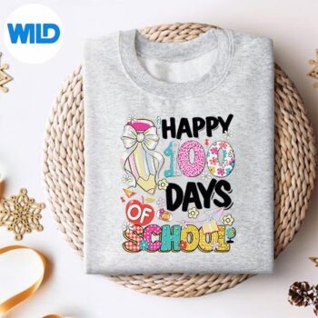 100th Day Of School Girls 100 Days Smarter Teachers Cut File 4 100thDayOfSchoolGirls100DaysSmarterTeacherssweater