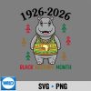 1926 2026 Black History Month Hippo Centennial Africa Map Silhouette SVG PNG Cut File 6 19262026BlackHistoryMonthHippoCentennialAfricaMap