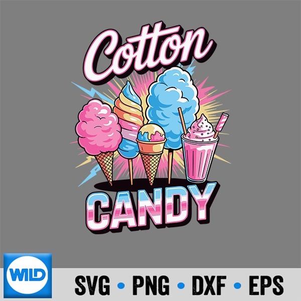 90s Vintage Cotton Candy Floss PNG SVG for Cricut 1 90s Vintage Cotton Candy Floss PNG SVG for Cricut