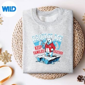 AbolishIceKeepFamiliesTogetherPolarBear4thOfJulysweater