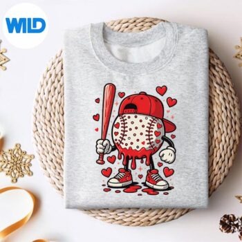 Baseball101YouthDripValentinesweater