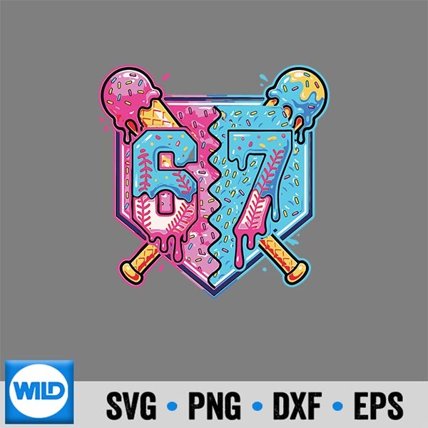 BaseballDripNumber67PlayerIceCreamDrip67th 1
