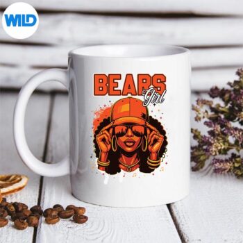 BearGirlBlackAfroAthleticMelaninmug