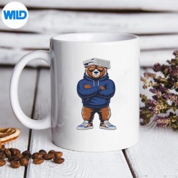 BearWithCheeseGraterHatAndSunglassesmug