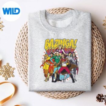 BigBangTheoryBazingaComicSuperherosweater
