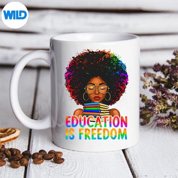 Black History Education Is Freedom Books Teacher Girls Cute SVG PNG Digital Download 3 Black History Education Is Freedom Books Teacher Girls Cute SVG PNG Digital Download - Image 3