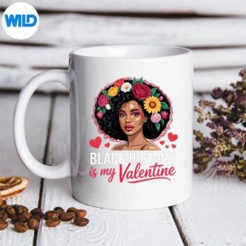 Black History Is My Valentine Month Valentines Day Heart PNG SVG for Cricut 5 BlackHistoryIsMyValentineMonthValentinesDayHeartmug