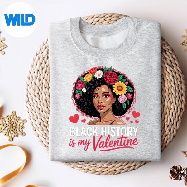 Black History Is My Valentine Month Valentines Day Heart PNG SVG for Cricut 2 Black History Is My Valentine Month Valentines Day Heart PNG SVG for Cricut - Image 2