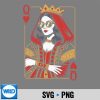 Black Queen Of Heart Valentine Playing Card Design for Cricut 7 BlackQueenOfHeartValentinePlayingCard