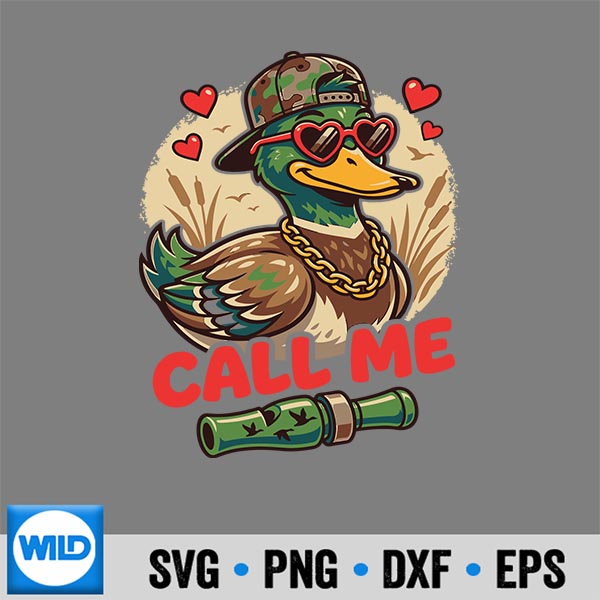 CallMeDuckHuntingRetroValentinesDay