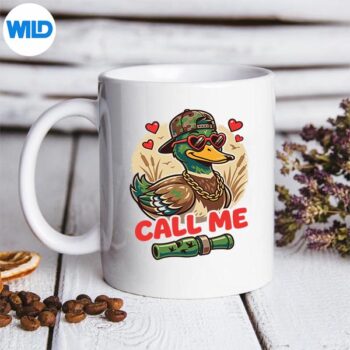 CallMeDuckHuntingRetroValentinesDaymug